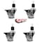 Service Caster 3'' Nylon Swivel 1-7/8'' Expanding Stem Caster Set with Brake, 4PK SCC-EX20S314-NYS-PLB-178-4 - alternate 3